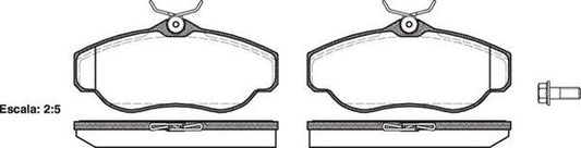 DB1336 E FRONT DISC BRAKE PADS - ROVER RANGE HSE,SE 95- 057600