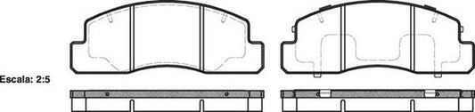 DB1293 E FRONT DISC BRAKE PADS - TOYOTA DYNA / COASTER 049500