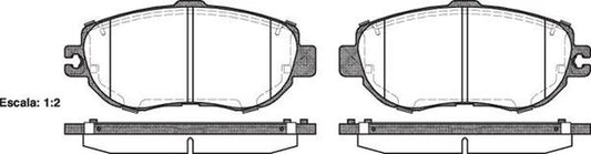 FRONT DISC BRAKE PADS - TOYOTA LEXUS LS 400 93-00 DB1419 E 045600