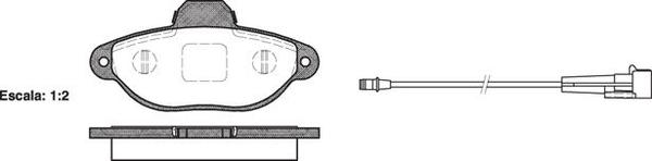 Remsa FRONT DISC BRAKE PADS - FIAT PUNTO 99-
