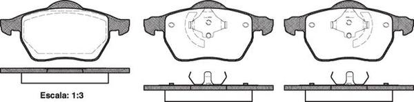 Remsa FRONT DISC BRAKE PADS - VOLVO C70,V70 97-00