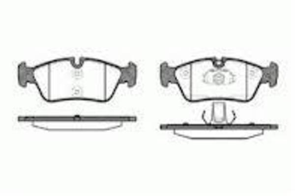 Remsa FRONT DISC BRAKE PADS - BMW SERIES 3 E46 DB1414 E