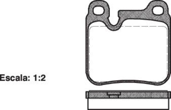 Remsa REAR DISC BRAKE PADS - PORSCHE 911 90-97