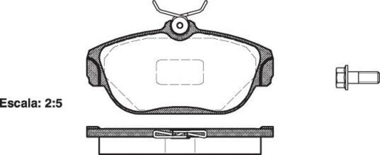 DB1198 E FRONT DISC BRAKE PADS - VOLVO 760,940,960 036800