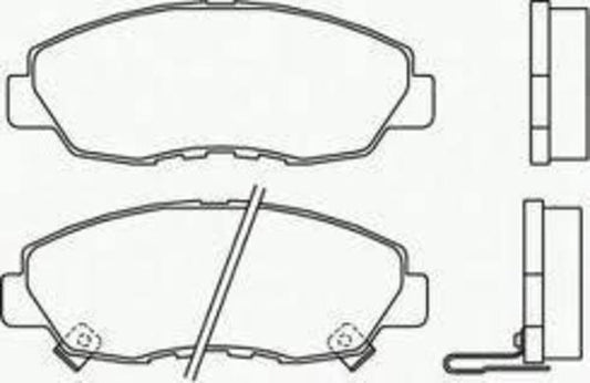 FRONT DISC BRAKE PADS - HONDA ACCORD CE1, CRV DB1191 E 032402
