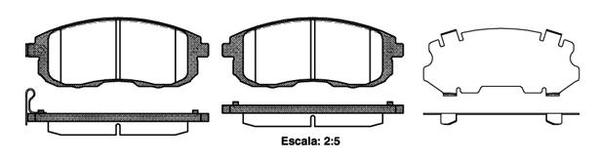 Remsa FRONT DISC BRAKE PADS - SUZUKI SX4 06-