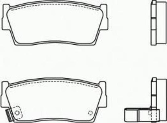 FRONT DISC BRAKE PADS - SUZUKI VITARA 88-98 DB1134 E 028902