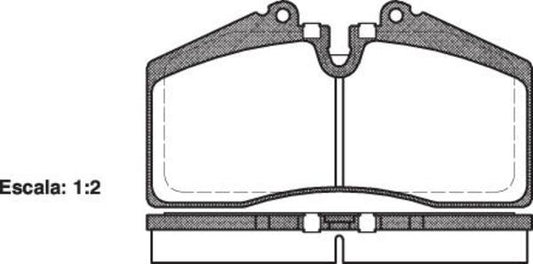 DB439 E FRONT DISC BRAKE PADS - PORSCHE 911,928,968 86-95 028800