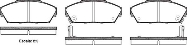 Remsa DB436 E -PADS - HONDA LEGEND 2.5 F 86-88