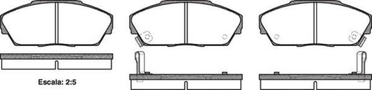 DB436 E -PADS - HONDA LEGEND 2.5 F 86-88 023702