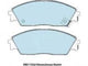 FARGO FRONT DISC BRAKE PADS HONDA ACCORD CIVIC CONCERTO CR-X PRELUDE DB1123F