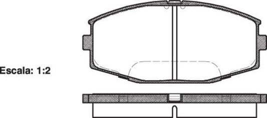 DB431 E FRONT DISC BRAKE PADS - TOYOTA SUPRA MA70 86-90 022510