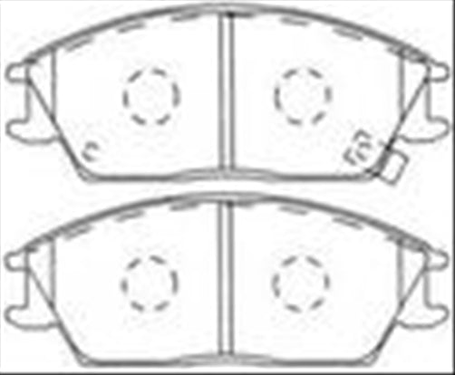 Remsa FRONT DISC BRAKE PADS - HYUNDAI EXCEL ACCENT GETZ DB1252 UC