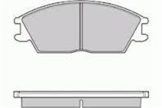 DB1124 E FRONT DISC BRAKE PADS - HYUNDAI EXCEL 88-90 022400