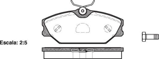 DB2029 E FRONT DISC BRAKE PADS - CIT PEUG REN SCEN 99-03 280MM DISC 020800