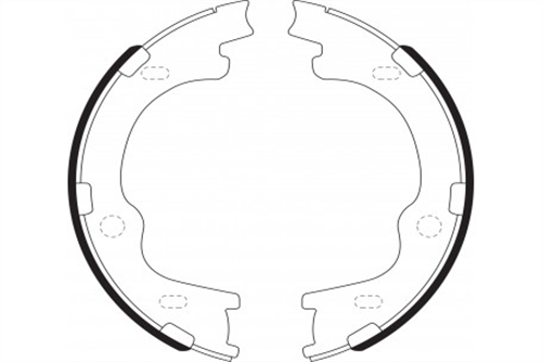 MOBIS HAND BRAKE SHOE SET HYUNDAI 58350-1HA00