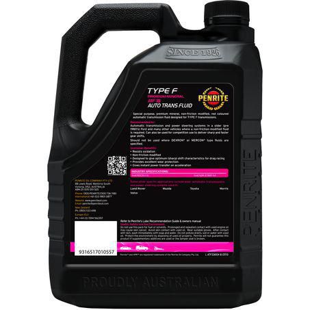 ATF 33 Type F Automatic Transmission Fluid 4L ATF33004