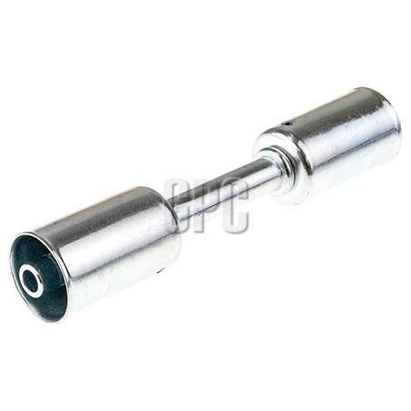 OEX Steel Fitting # 6 Splicer Beadlock #6 Straight With R134a Port