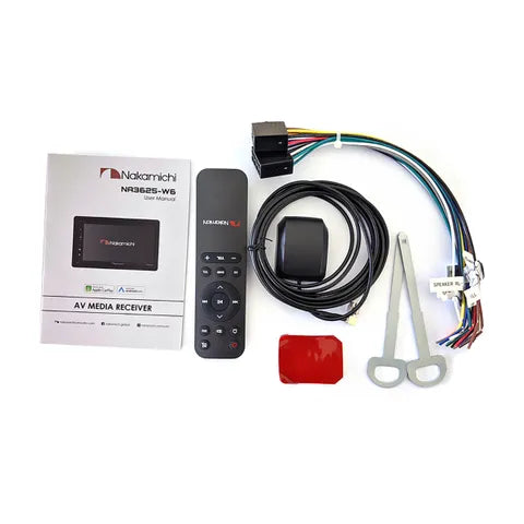 Nakamichi NA3625-W6 6.8" Double DIN Head Unit | Wireless CarPlay & Android Auto