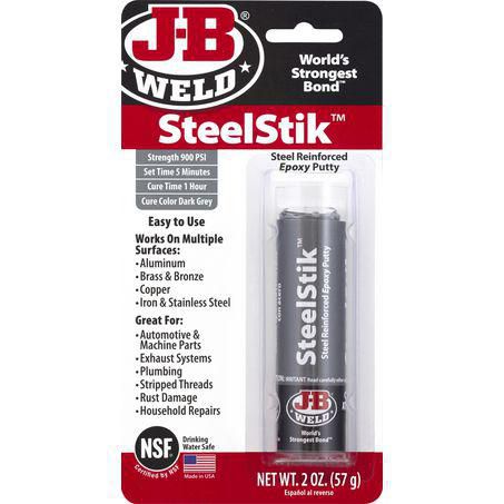 JB Weld SteelStik Epoxy Putty Stick 57g 8267S