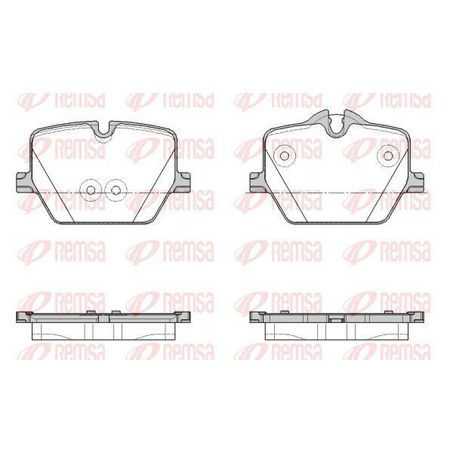 Remsa HPT Brake Pad Set - 1875.00