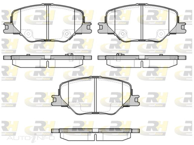 FRONT BRAKE PADS HOLDEN EQUINOX (EQ) 2.0L 2017- RDB1795-02-RH