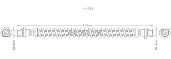 NELSON STOKES B/HOSE LANDROVER RANGEROVER REAR