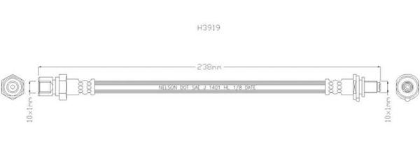 NELSON STOKES HOSE R HOL VECTRA 90-96