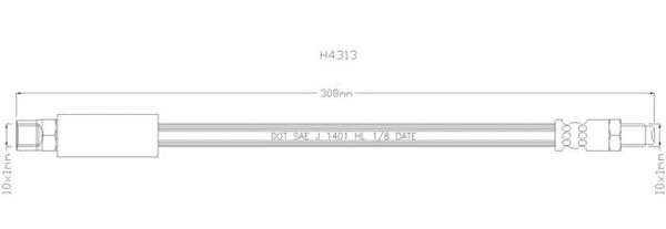 NELSON STOKES B/HOSE AUDI A4 REAR 94-