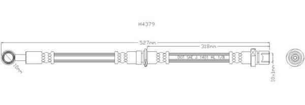 NELSON STOKES Brake Hose