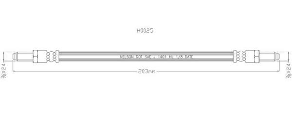 LPR HOSE BLMC MINI CLUBMAN R 72-73