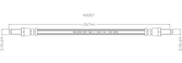 NELSON STOKES HOSE AUS- MOR- HIL F