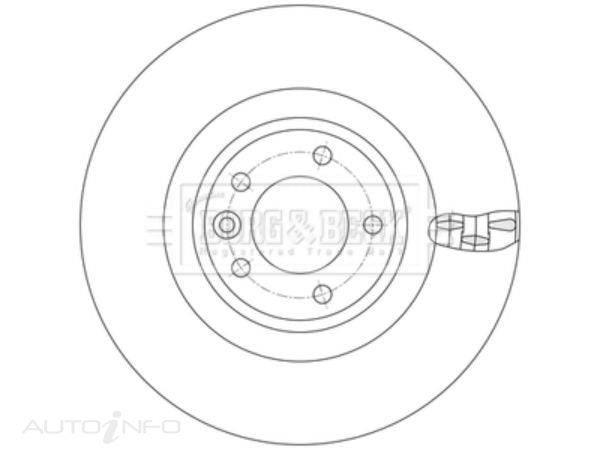 BRAKE DISC FRONT LANDROVER 363mm - BBD6242S
