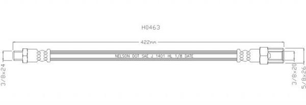 NELSON STOKES Brake Hose