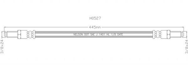 NELSON STOKES HOSE BLMC LAN- JAG F 62-