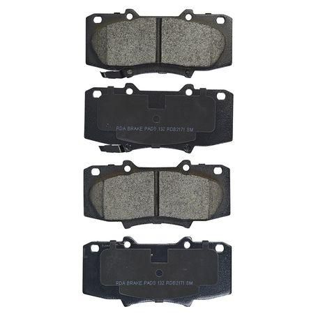 RDA GP MAX LOW METALLIC BRAKE PAD SET TOYOTA HILUX GGN15R KUN26R RDB2171