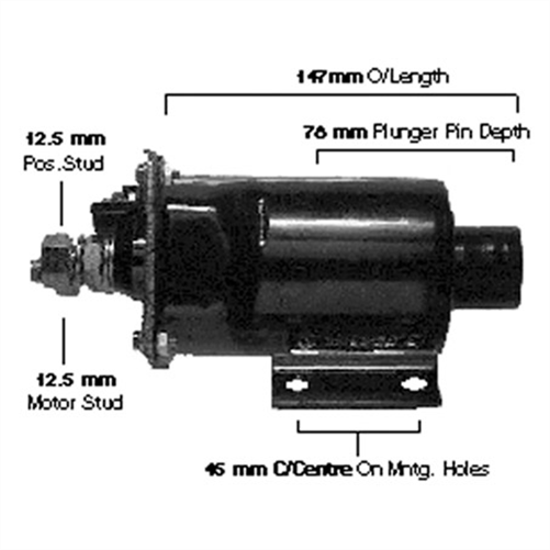 CAPITAL SOLENOID - DELCO - 40MT 400 SERIES 24V SQUARE TYPE 631768