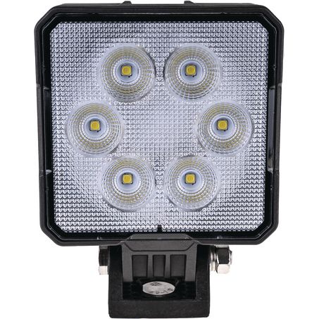 OEX 6LED Work Light, Thermo Plastic Square LLX08304