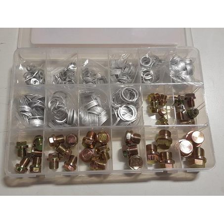 SAS AUTO PARTS OIL DRAIN PLUG/WASHER KIT 534PCS TL-STN14189