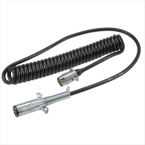 Narva Suzi Coil 7 Core Metal Plugs 4.6m Long Tail