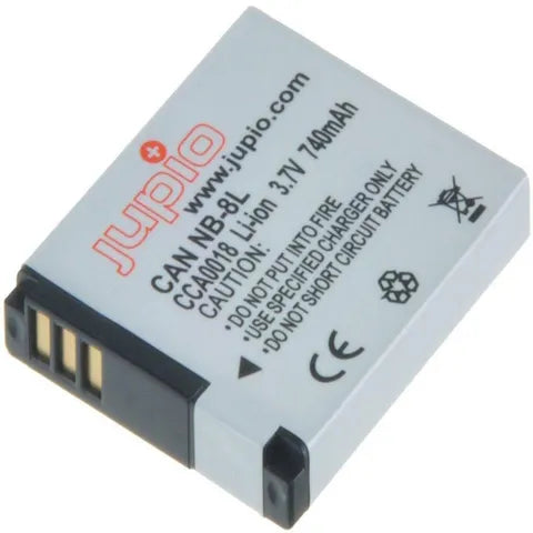 Jupio Camera Battery for Canon NB-8L – 3.6V 740mAh