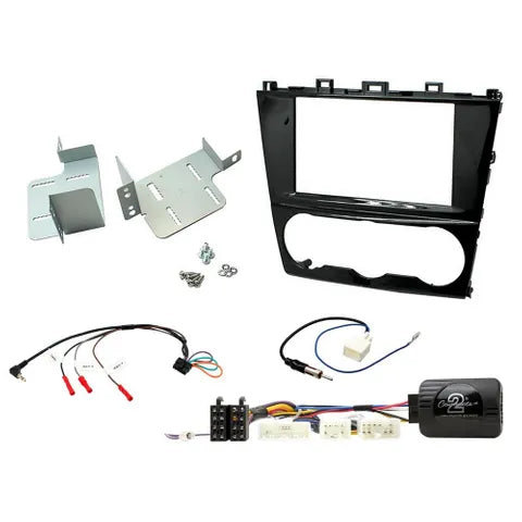 Subaru Forester, Impreza, XV (2011-2018) Double DIN Complete Installation Kit | Dashboard Fascia & Harness