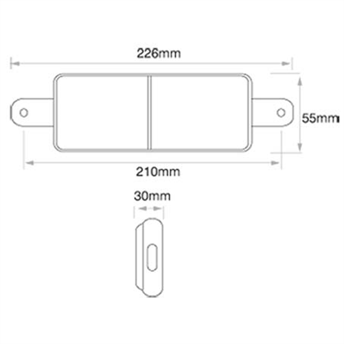 OEX Front Indicator Light LED 10 to 30V