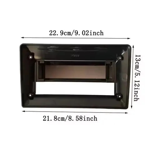 Universal 10.1" Android Radio Frame | Converts Single DIN to 10.1 Inch Touchscreen Dash Kit