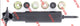 LANDROVER LWB RIGHT EXCEL-G GAS SHOCK STRUT ABSORBER 444044