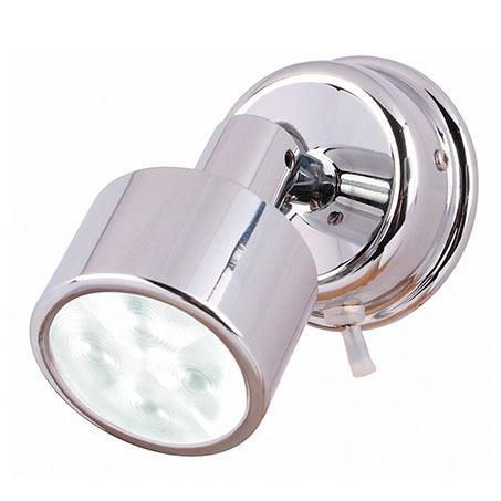 HELLA LED WHITE 24V CHR BRASS LAMP 2JA980770301