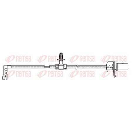 Remsa Brake Wear Sensor Length: 390mm - 001166