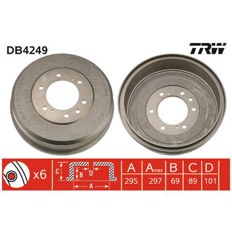 TRW Brake Drum