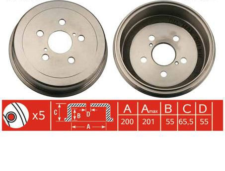 TRW BRAKE DRUM