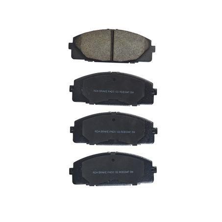 RDA GP MAX LOW METALLIC BRAKE PAD SET TOYOTA HIACE RDB2047